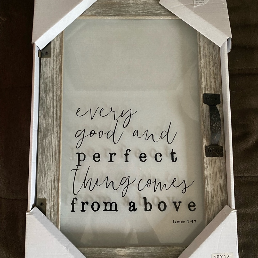 Country glass wall decor - Picture 6 of 6